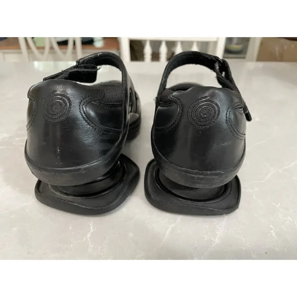 Z-CoiL Sofia Black Leather Mary Jane Orthopedic Shoes Women’s 8 / EU 39